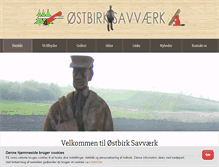 Tablet Screenshot of ostbirk-savvaerk.dk